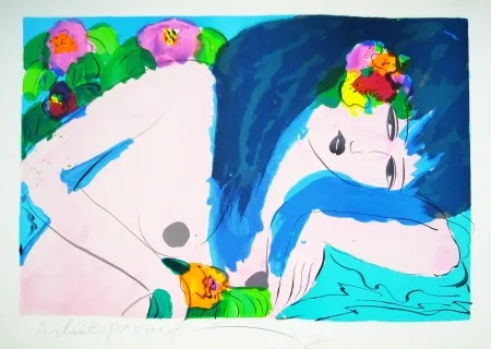 Lithograph Ting - Woman 10