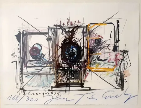 Lithograph Tinguely - Cenodoxus
