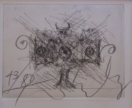 Etching Tinguely - Sans Titre