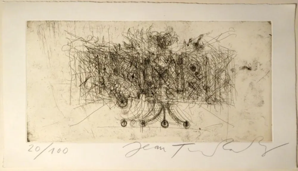 Illustrated Book Tinguely - Tinguely par Tinguely