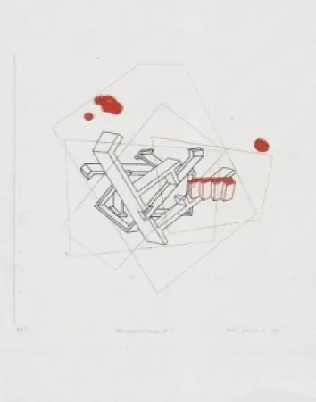 Etching And Aquatint Tiscornia - Des-habitationes 2