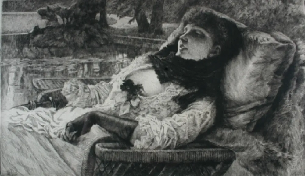 Etching Tissot - Soirée d'été