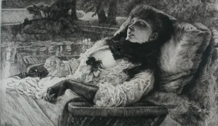 Etching Tissot - Soirée d'été