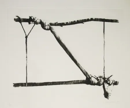 Etching And Aquatint Titus-Carmel - Agrès 1