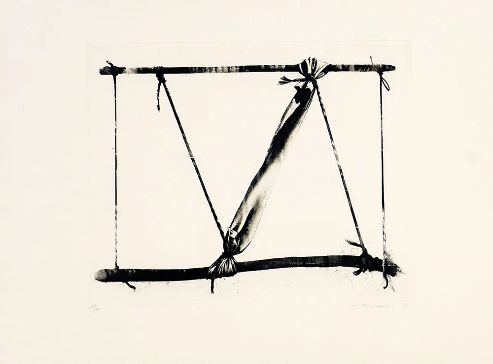 Aquatint Titus Carmel - Agrès