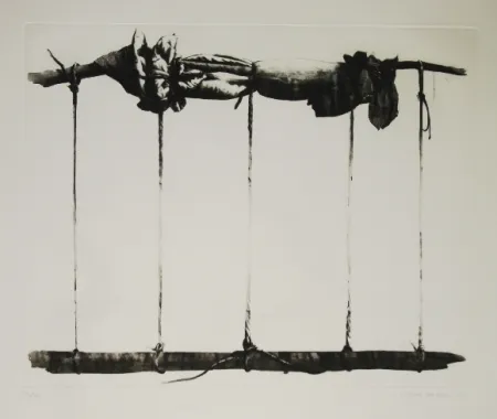 Etching And Aquatint Titus-Carmel - Agrès 3