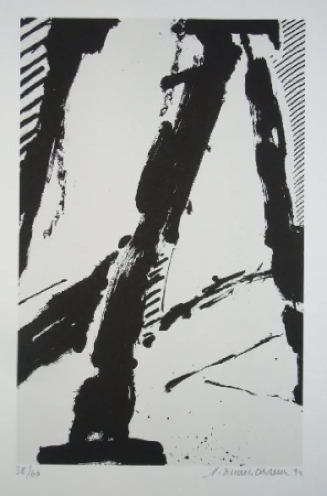 Screenprint Titus Carmel - Cairn