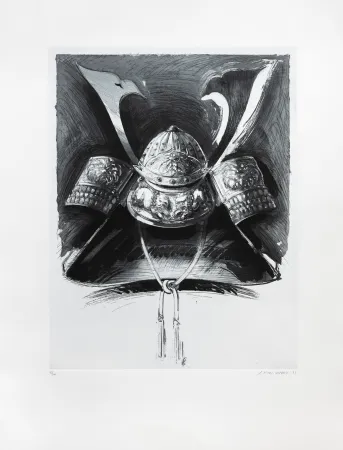 Etching Titus Carmel - Casque de Nikko II