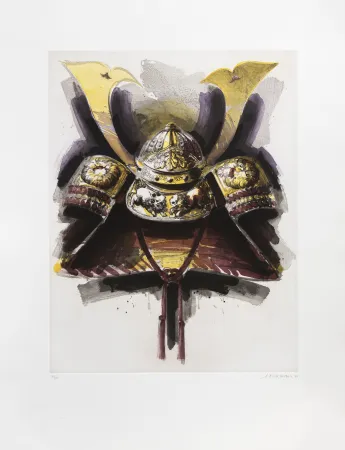 Etching Titus Carmel - Casque de Nikko III