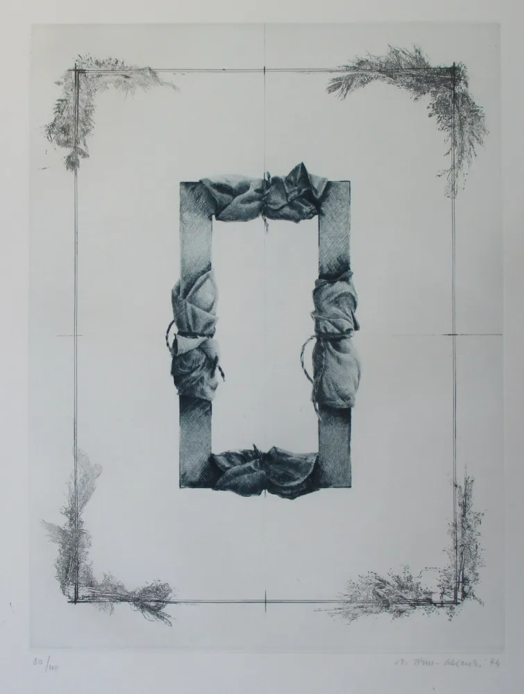 Etching Titus Carmel - Composition