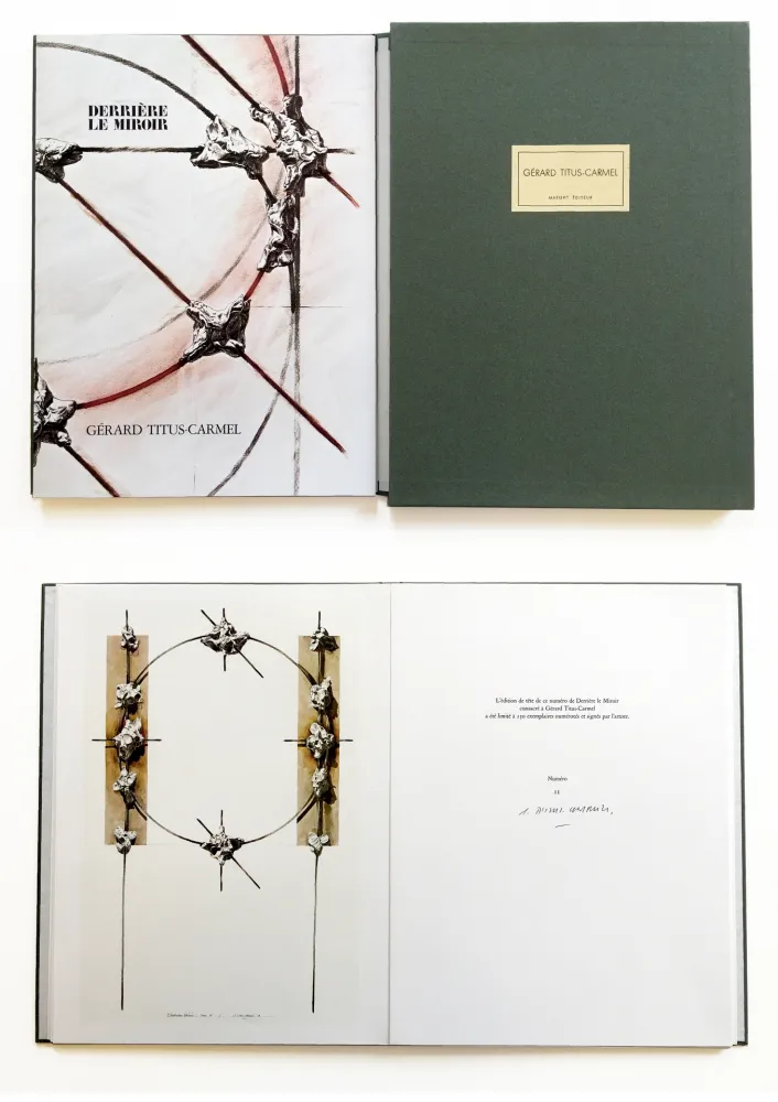 Illustrated Book Titus Carmel - Derrière le Miroir n° 243. GÉRARD TITUS-CARMEL (Janvier 1981). TIRAGE DE LUXE SIGNÉ.