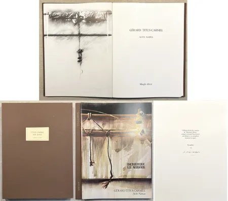 Illustrated Book Titus Carmel - Derrière le Miroir n°230. TITUS-CARMEL, SUITE NARWA. Octobre 1978. TIRAGE DE LUXE SIGNÉ PAR L'ARTISTE.