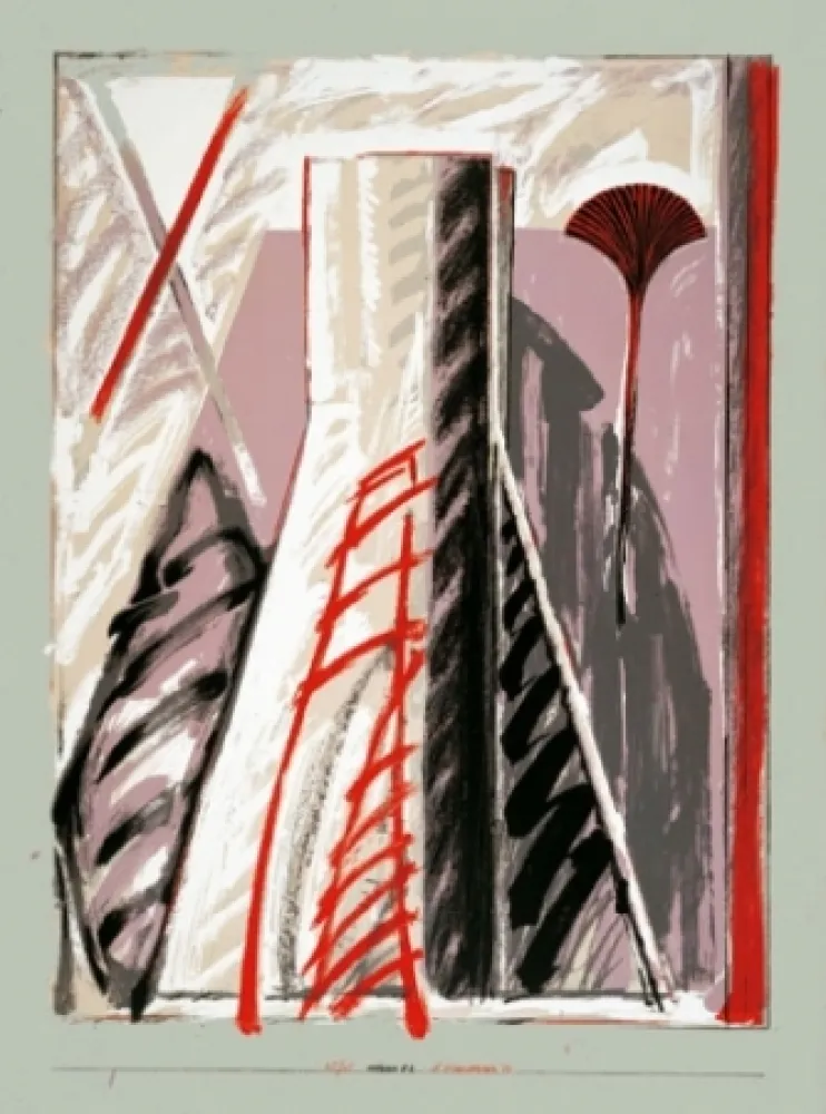 Lithograph Titus Carmel - Intérieur 2