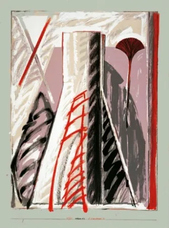 Lithograph Titus Carmel - Intérieur 2