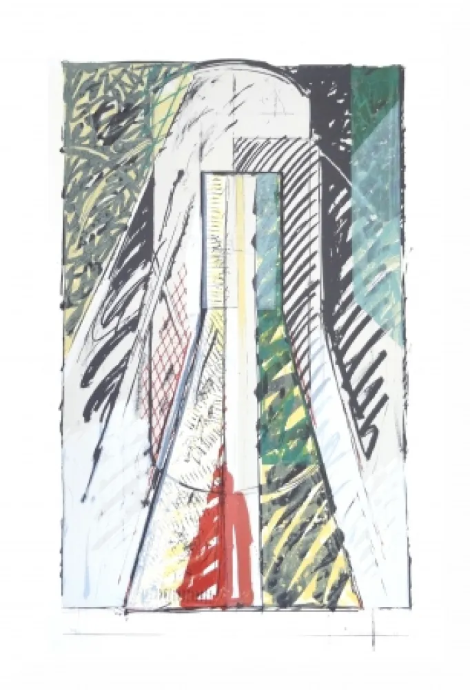 Lithograph Titus Carmel - Intérieur 2