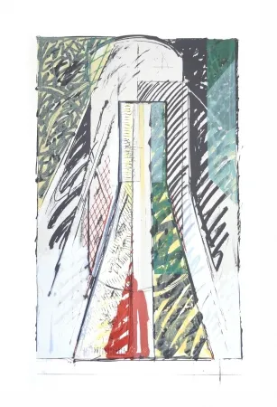 Lithograph Titus Carmel - Intérieur 2