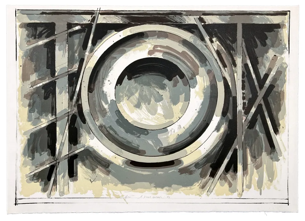 Lithograph Titus Carmel - Sans titre 1