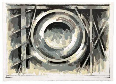 Lithograph Titus Carmel - Sans titre 1