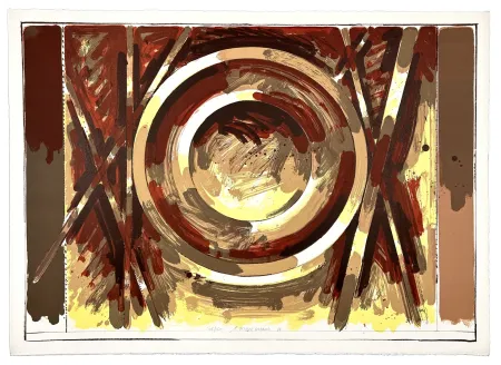 Lithograph Titus Carmel - Sans titre 2