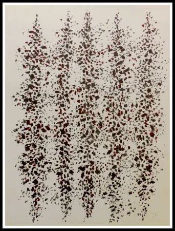 Lithograph Tobey - COMPOSITION ABSTRAITE