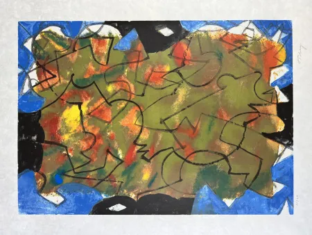 Lithograph Tobey - Glowing Fall