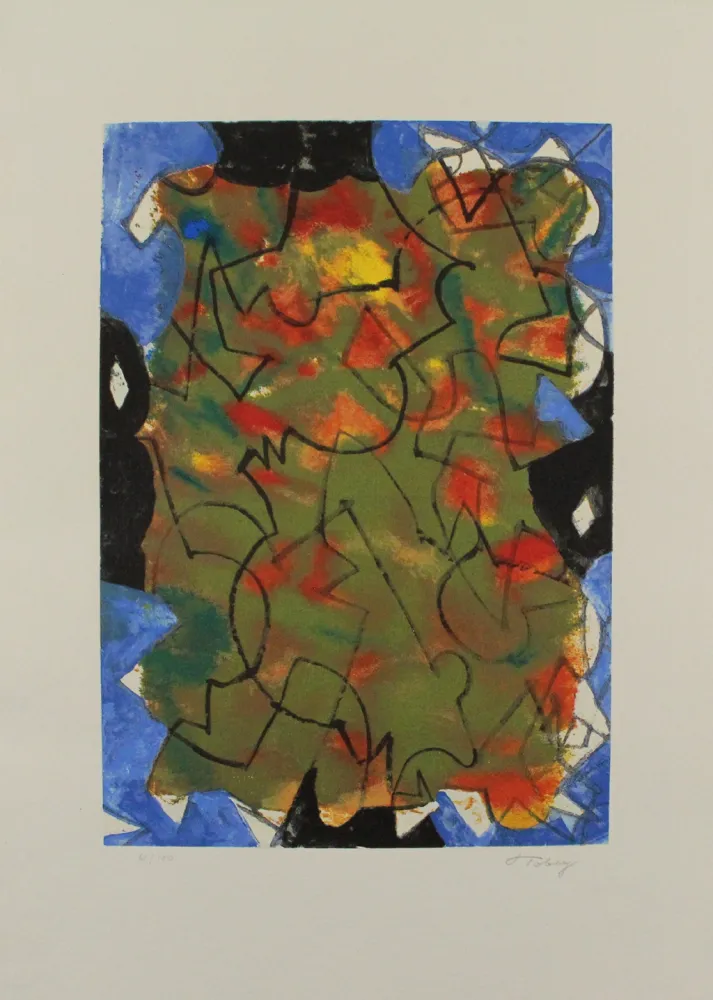 Lithograph Tobey - Glowing Fall