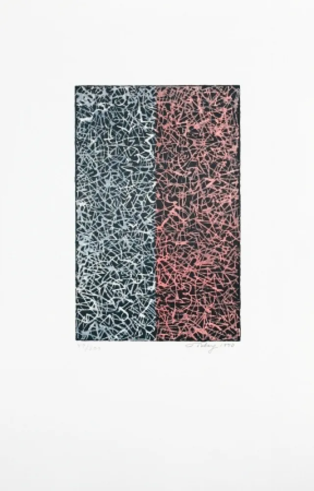 Lithograph Tobey - Half and half