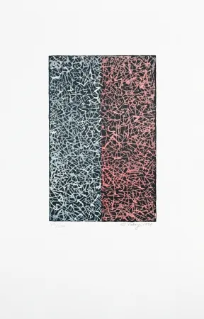 Lithograph Tobey - Half and half