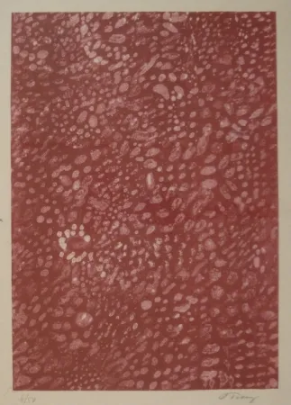 Lithograph Tobey - Komposition.