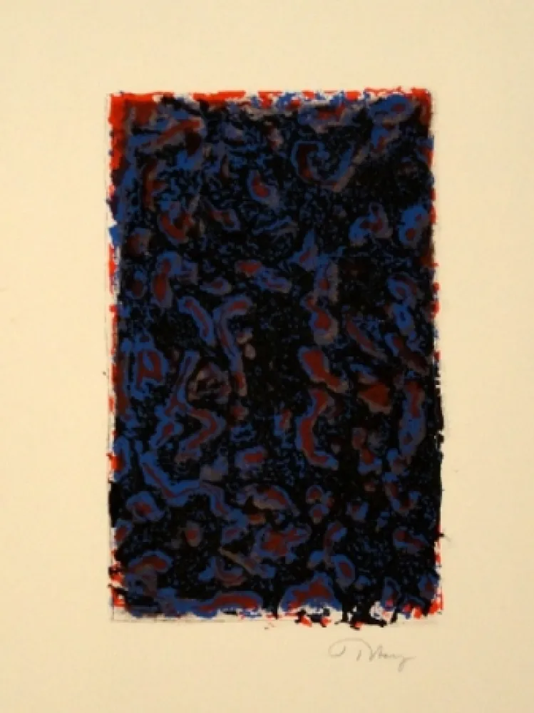 Lithograph Tobey - Komposition