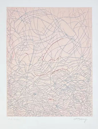 Etching And Aquatint Tobey - Morning grass