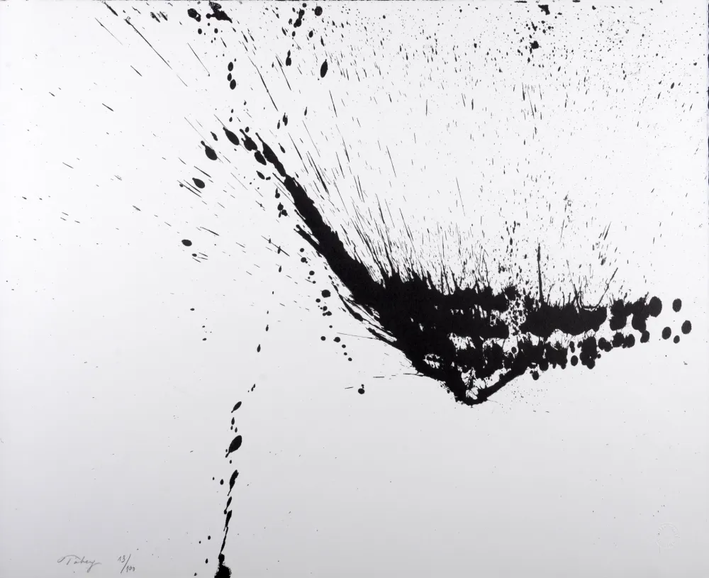 Lithograph Tobey - Sumi - Hand-signed