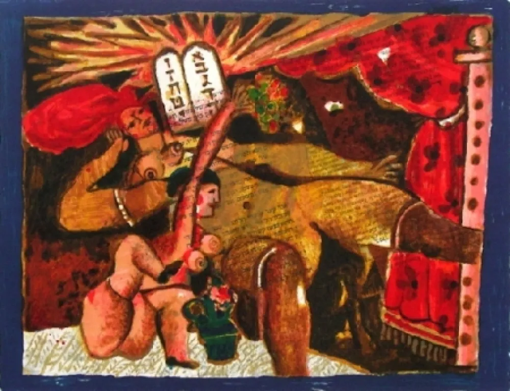 Lithograph Tobiasse - Cantique des cantiques v