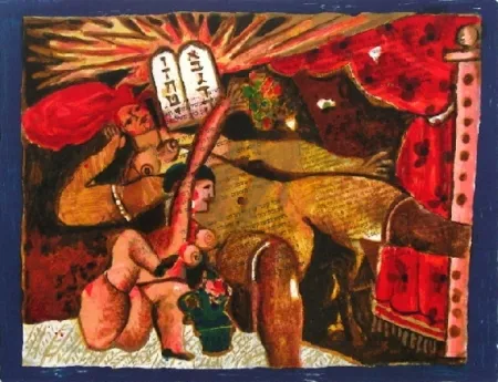 Lithograph Tobiasse - Cantique des cantiques v