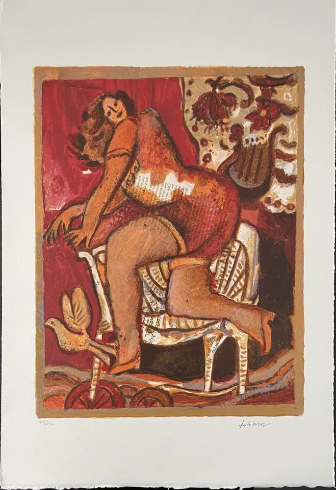 Lithograph Tobiasse - Cantiques des Cantiques