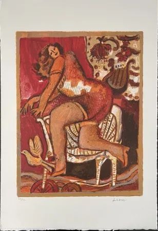 Lithograph Tobiasse - Cantiques des Cantiques