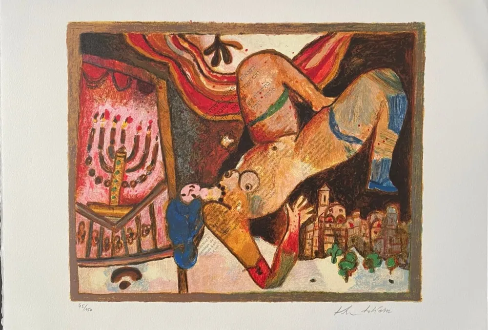 Lithograph Tobiasse - Cantiques des Cantiques