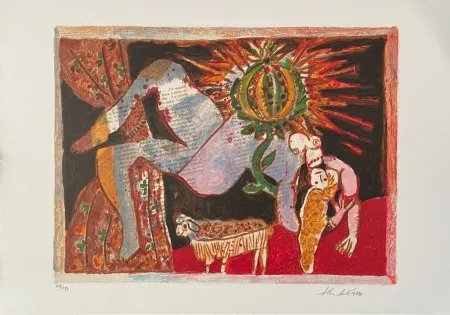 Lithograph Tobiasse - Cantiques des Cantiques