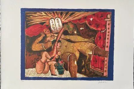 Lithograph Tobiasse - Cantiques des Cantiques