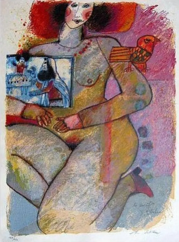 Lithograph Tobiasse - Composition