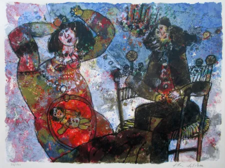 Lithograph Tobiasse - Je nommerai mon fils Obed