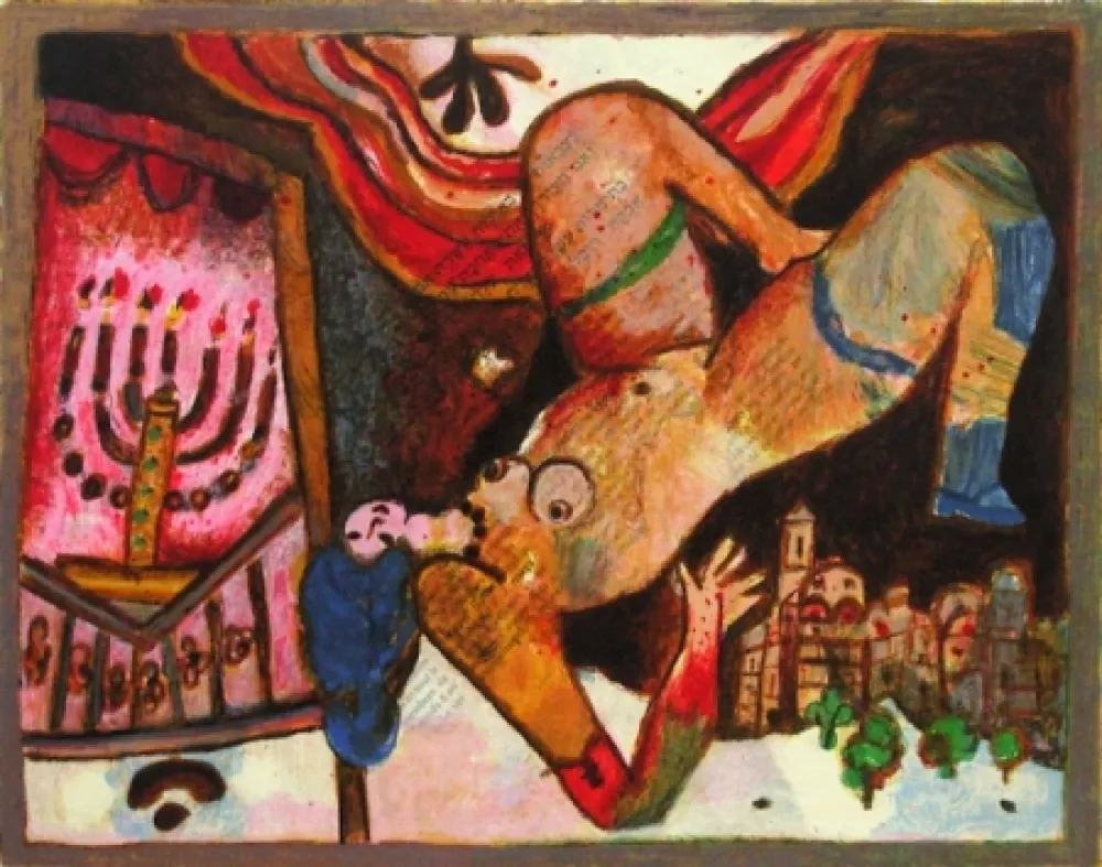 Lithograph Tobiasse - Le cantique des cantiques III