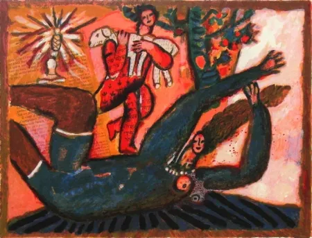 Lithograph Tobiasse - Le cantique des cantiques IV