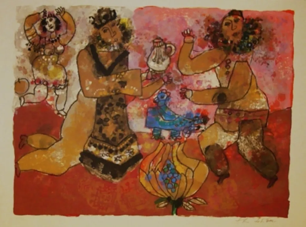 Lithograph Tobiasse - Sans titre