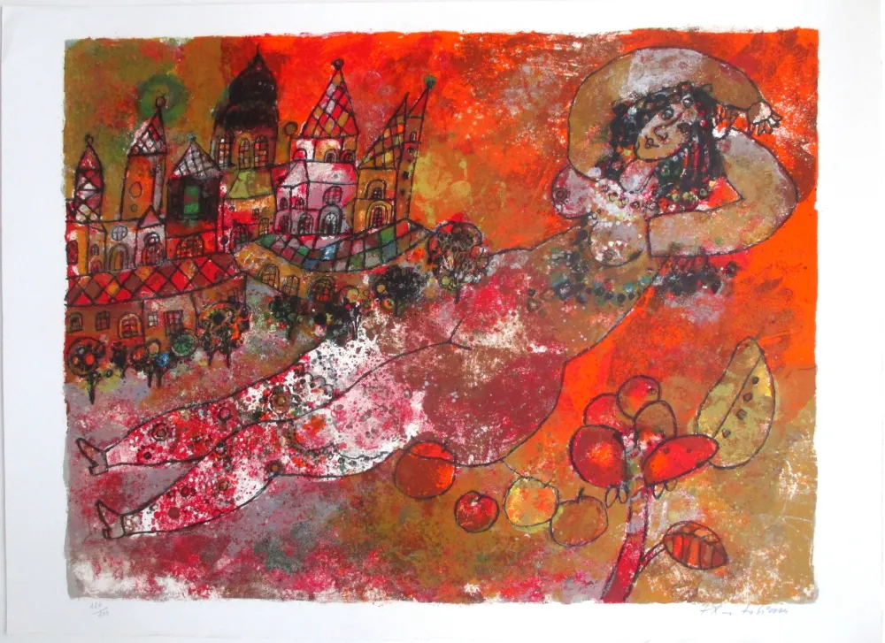 Lithograph Tobiasse - The song of songs 1