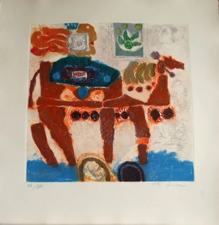 Etching Tobiasse - Une fleur pour Mardochée