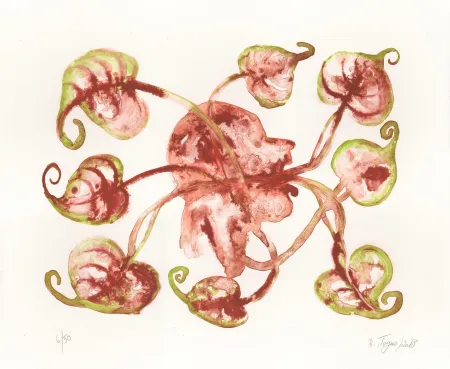 Lithograph Toguo - Blowing Headache