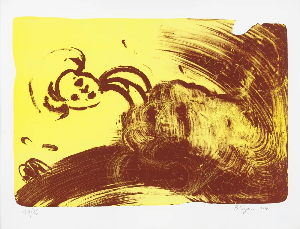 Lithograph Toguo - Midnight Kiss