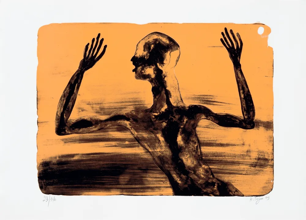 Lithograph Toguo - Soundless scream