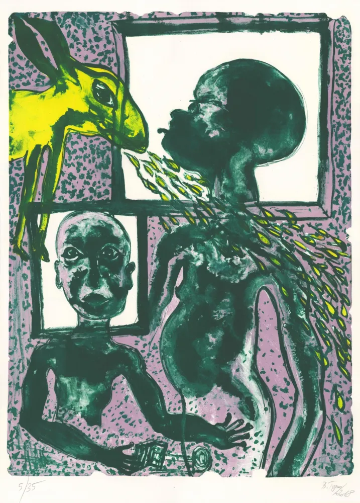 Lithograph Toguo - Supernatural